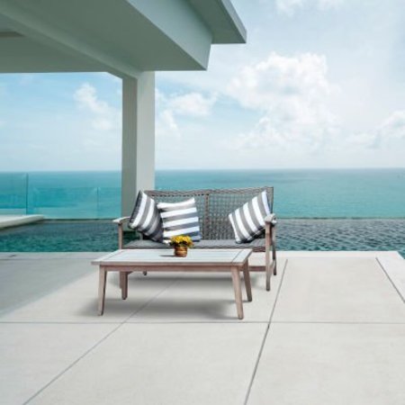 RTA PRODUCTS LLC DUKAP® Monterosso 2 Piece Outdoor Sofa Seating Set O-DK-P013-B